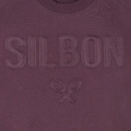 Sudadera raglán silbon patch burdeos Silbon hombre - vista 2