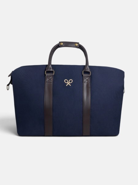 Bolsa de viaje clásica raquetas azul marino Silbon hombre