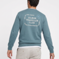 Sudadera traveller club petróleo Silbon hombre - vista 3