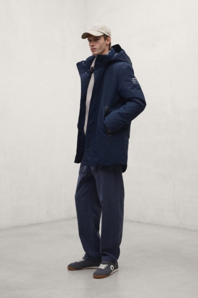 Abrigo Ecoalf hombre Parko Azul marino