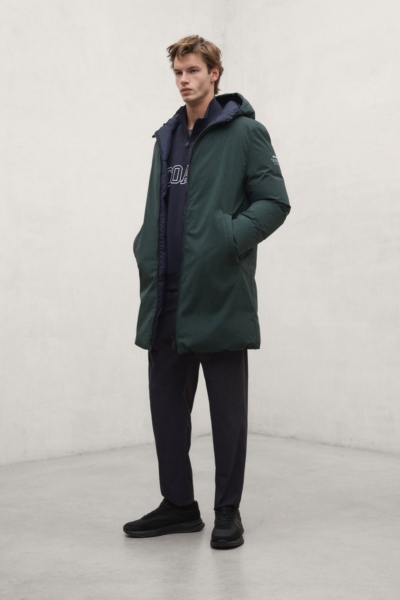 Abrigo Ecoalf hombre Ponte Ciprés