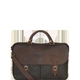Bolso de ordenador Barbour con hebillas Verde Oliva - imagen 1 Bolso de ordenador Barbour con hebillas Verde Oliva - imagen 1