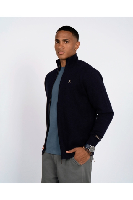 Cárdigan Zipper Harper & Neyer Azul marino - imagen 1