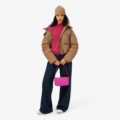 Chaqueta acolchada con capucha hidrófuga Lacoste mujer Marrón - imagen 2 Chaqueta acolchada con capucha hidrófuga Lacoste mujer Marrón - imagen 2