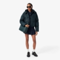 Chaqueta acolchada con capucha hidrófuga Lacoste mujer Verde oscuro - imagen 2 Chaqueta acolchada con capucha hidrófuga Lacoste mujer Verde oscuro - imagen 2
