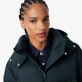 Chaqueta acolchada con capucha hidrófuga Lacoste mujer Verde oscuro - imagen 3 Chaqueta acolchada con capucha hidrófuga Lacoste mujer Verde oscuro - imagen 3