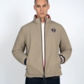 Chaqueta reversible Montecarlo Harper & Neyer Rojo y verde safari - cara roja, vista trasera Chaqueta reversible Montecarlo Harper & Neyer Rojo y verde safari - cara roja, vista trasera