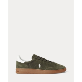 Deportiva Bedford de ante Polo Ralph Lauren Beige y blanco - imagen 1
