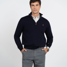 Jersey Zipper Harper & Neyer Azul marino - imagen 1