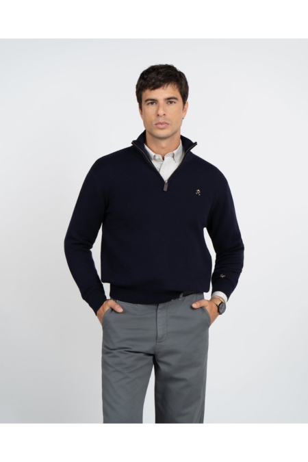 Jersey Zipper Harper & Neyer Azul marino - imagen 1 Jersey Zipper Harper & Neyer Azul marino - imagen 1