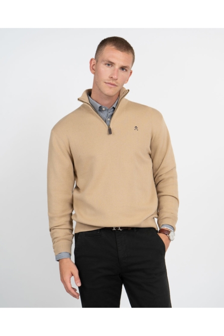 Jersey Zipper Harper & Neyer Camel - imagen 1 Jersey Zipper Harper & Neyer Camel - imagen 1