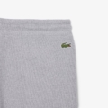 Pantalón de chándal de canalé de corte acampanado Lacoste mujer Gris vigoré - imagen 8