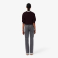Pantalón vaquero de corte recto y tiro alto Lacoste mujer Gris oscuro - imagen 4