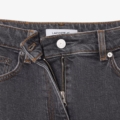 Pantalón vaquero de corte recto y tiro alto Lacoste mujer Gris oscuro - imagen 7