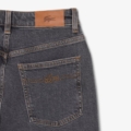 Pantalón vaquero de corte recto y tiro alto Lacoste mujer Gris oscuro - imagen 8