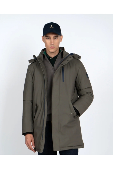 Parka Balham Harper & Neyer Verde militar - vista frontal Parka Balham Harper & Neyer Verde militar - vista frontal