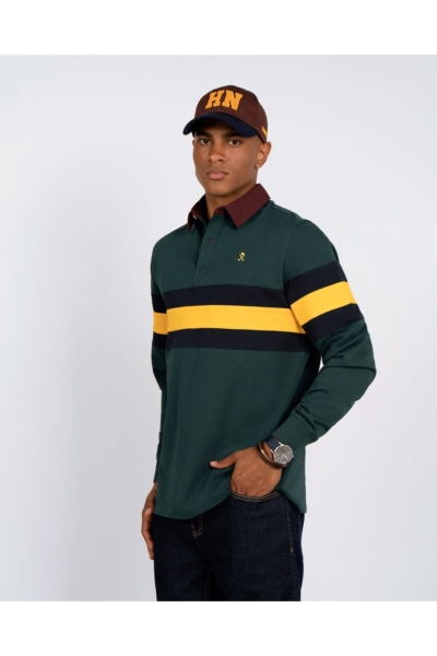 Polo Vintage de manga larga Harper & Neyer Verde bosque - imagen 1 Polo Vintage de manga larga Harper & Neyer Verde bosque - imagen 1