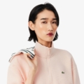 Sudadera de piqué de cuello alto con cremallera Lacoste mujer Rosa - imagen 3 Sudadera de piqué de cuello alto con cremallera Lacoste mujer Rosa - imagen 3