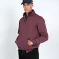 Sudadera Half Zipper Winner Harper & Neyer Burdeos - imagen 1