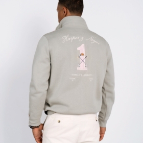 Sudadera Half Zipper Winner Harper & Neyer Verde piedra - imagen 1 Sudadera Half Zipper Winner Harper & Neyer Verde piedra - imagen 1