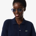 Vestido de petit piqué con cinturón y cuello polo Lacoste mujer Azul marino - imagen 3 Vestido de petit piqué con cinturón y cuello polo Lacoste mujer Azul marino - imagen 3